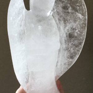 Large Clear Quartz Crystal Angel - Image 4