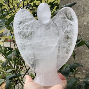 Large Clear Quartz Crystal Angel - Image 3