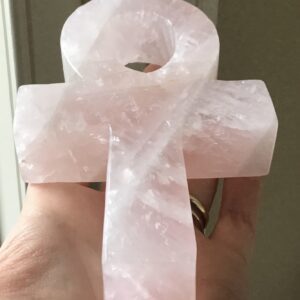 Rose Quartz Crystal Ankh - Image 7
