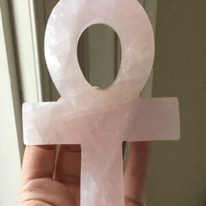 Rose Quartz Crystal Ankh - Image 6