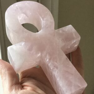Rose Quartz Crystal Ankh - Image 3