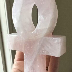 Rose Quartz Crystal Ankh - Image 4