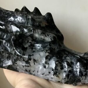 Black Tourmaline Quartz Crystal Dragon - Image 2