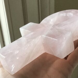 Rose Quartz Crystal Ankh - Image 5