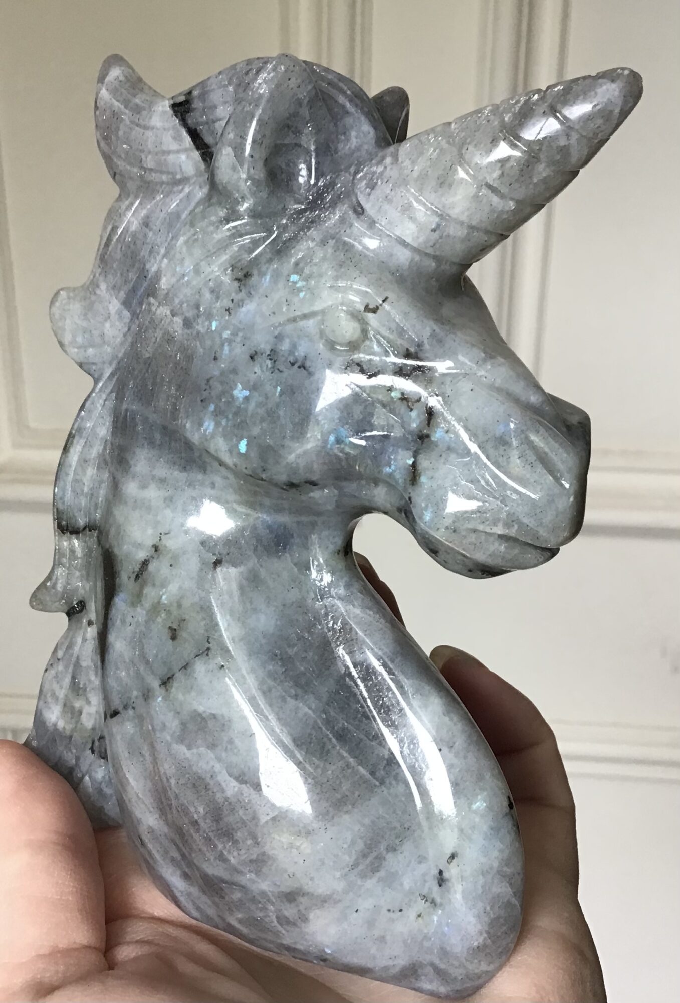 Labradorite Crystal Unicorn