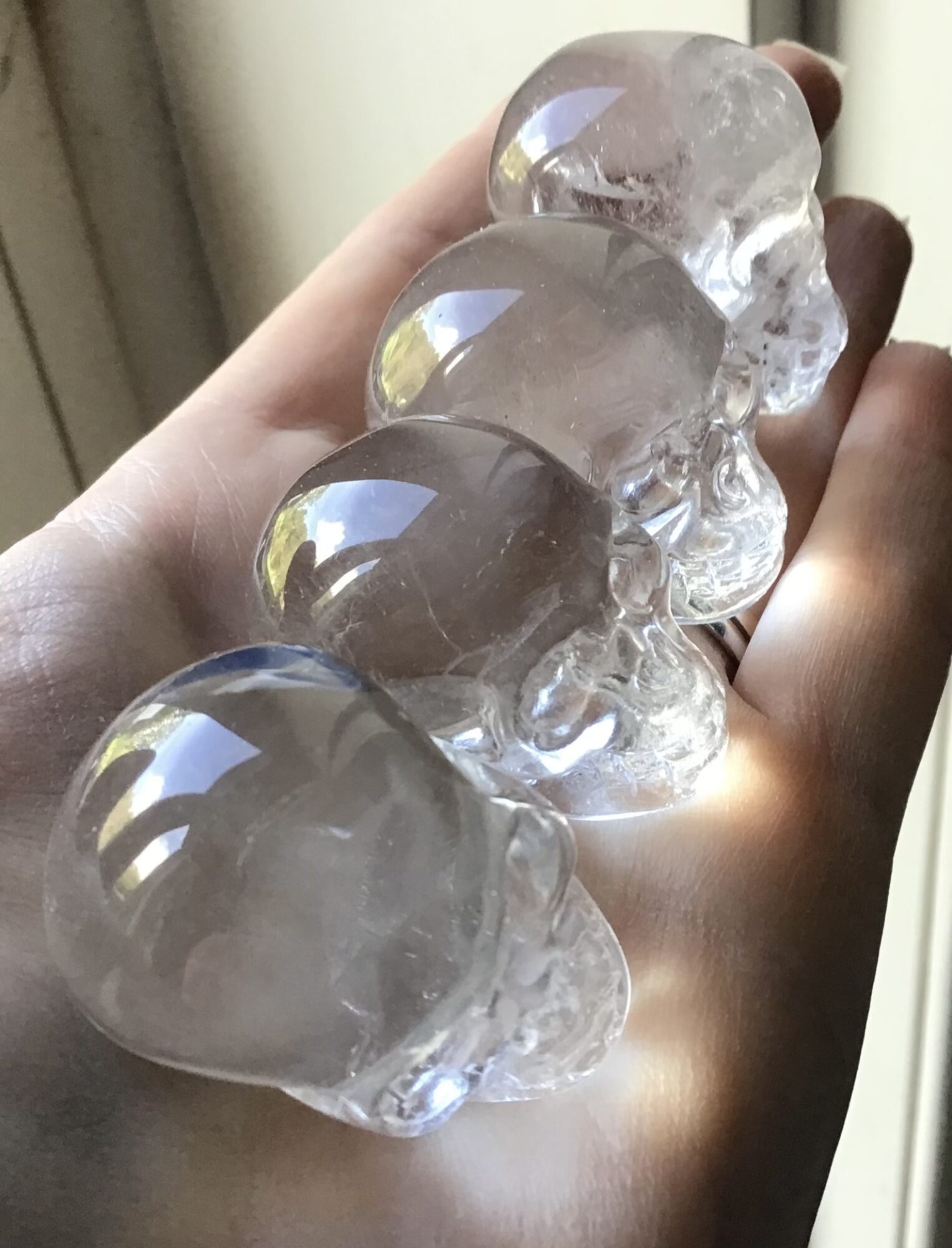 Water Clear Quartz Crystal Skull