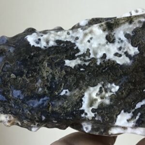 Large Quartz Agate Green Phantom Dragon/Geode - Image 9