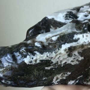 Large Quartz Agate Green Phantom Dragon/Geode - Image 8