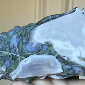 Large Quartz Agate Green Phantom Dragon/Geode - Image 8