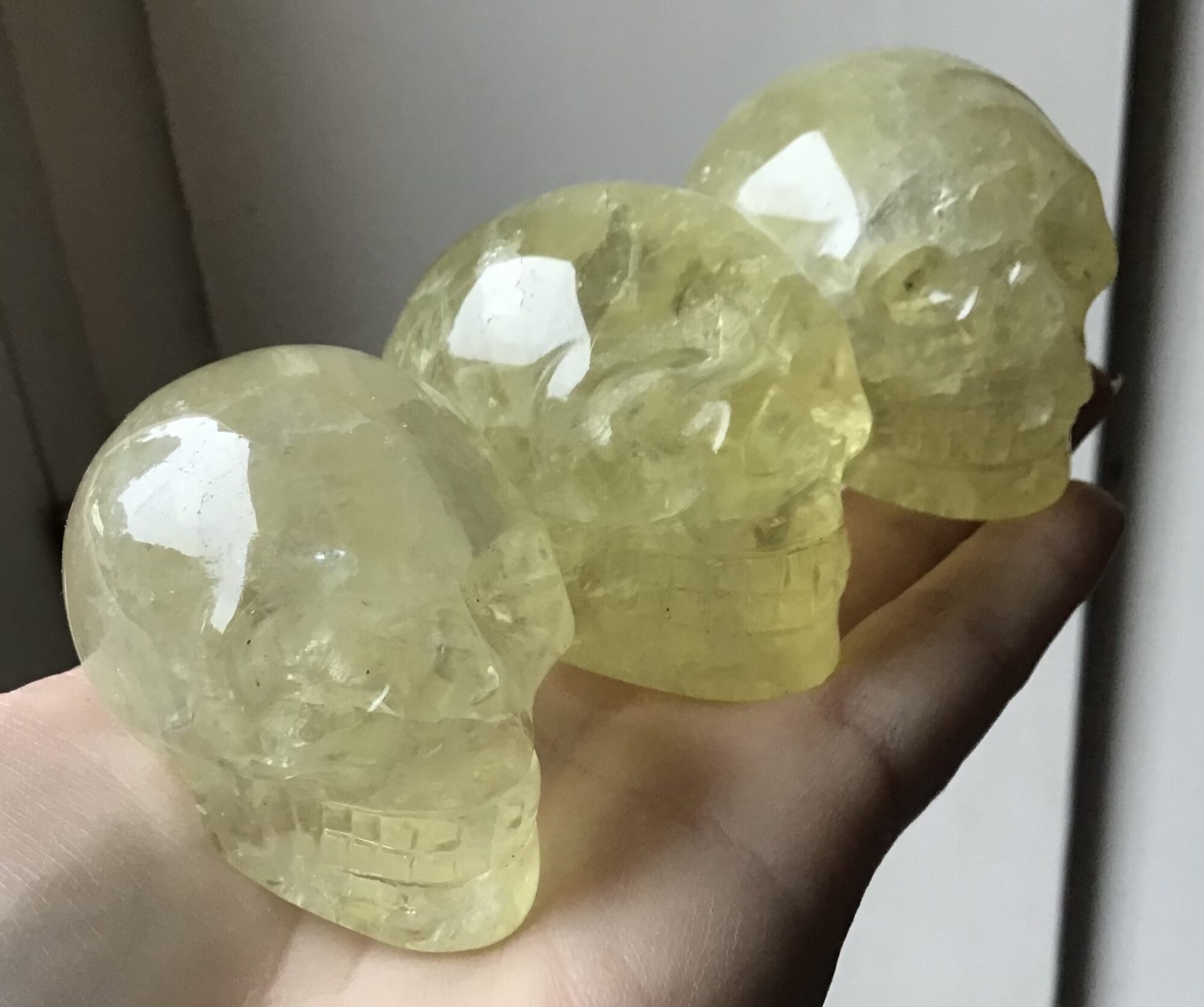 Citrine Crystal Skull