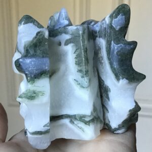 Large Quartz Agate Green Phantom Dragon/Geode - Image 9