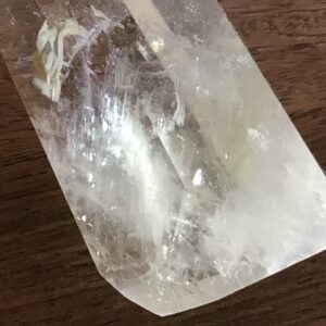 Clear Quartz Blue & White Angel Hair Crystal - Image 2