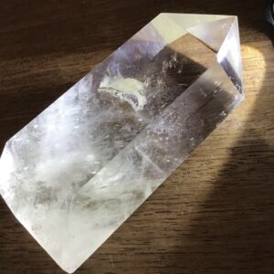 Clear Quartz Blue & White Angel Hair Crystal - Image 3