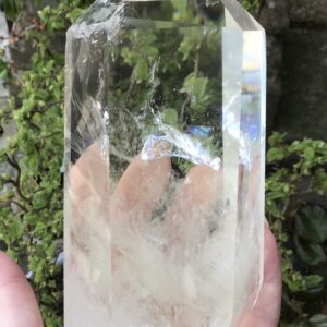 Clear Quartz Blue & White Angel Hair Crystal - Image 7