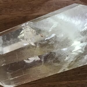 Clear Quartz Blue & White Angel Hair Crystal - Image 5