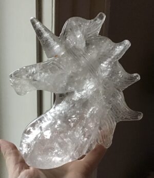 Extra Large Clear Quartz Crystal Unicorn