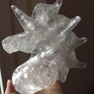 Extra Large Clear Quartz Crystal Unicorn - Image 5