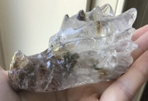 Clear Quartz Phantom Dragon