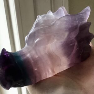 Rainbow Fluorite Crystal Dragon - Image 5