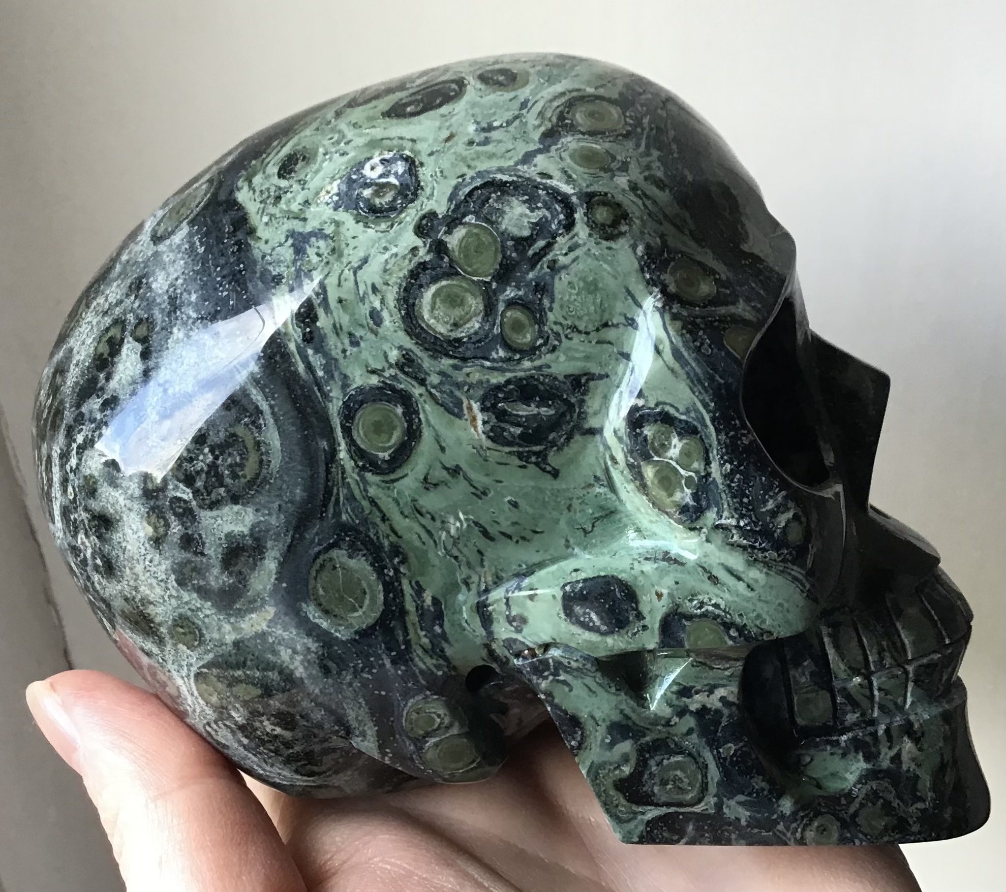 Kambaba Jasper Crystal Skull
