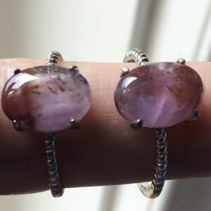 Rare Amethyst/Ametrine 925 Silver Ring - Image 2