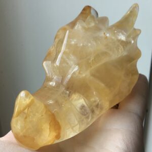 Golden Healer Quartz Crystal Dragon - Image 2