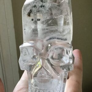 Unique Clear Quartz Crystal Skull/Point - Image 2
