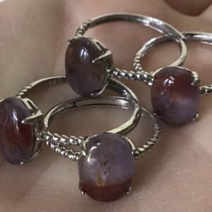 Rare Amethyst/Ametrine 925 Silver Ring - Image 5