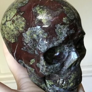 Bloodstone Jasper Crystal Skull - Image 4