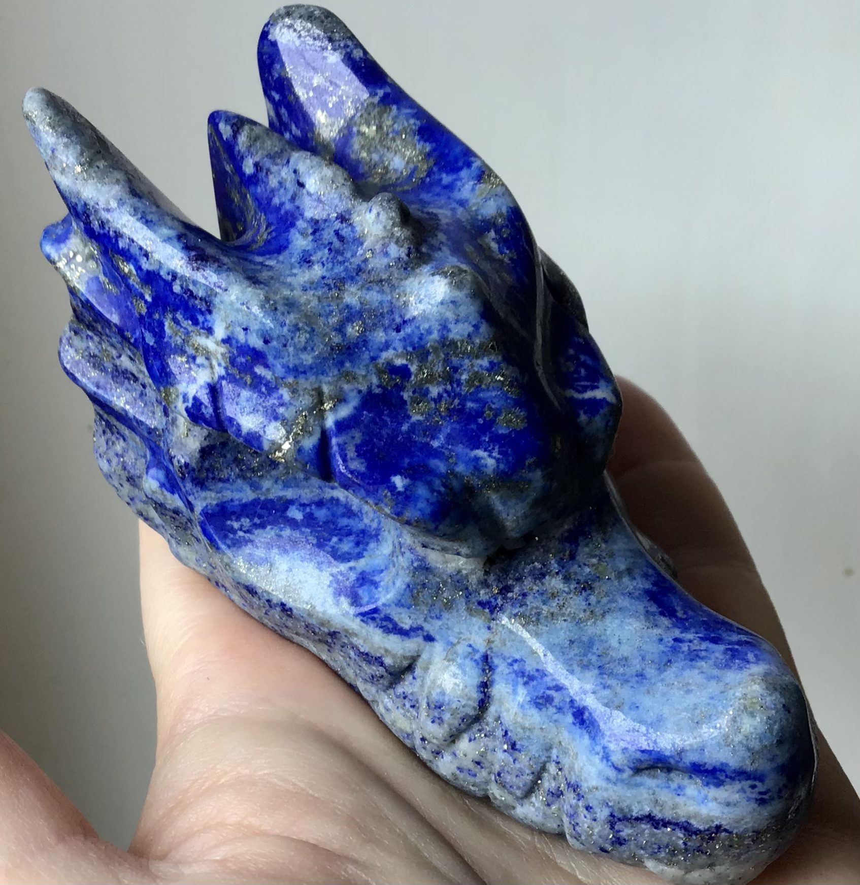 Lapis Lazuli Crystal Dragon