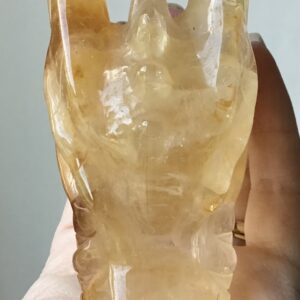 Golden Healer Quartz Crystal Dragon - Image 5