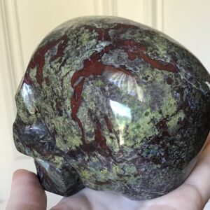 Bloodstone Jasper Crystal Skull - Image 4