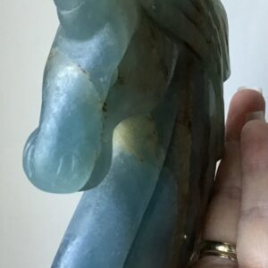 Blue Onyx Crystal Unicorn - Image 4