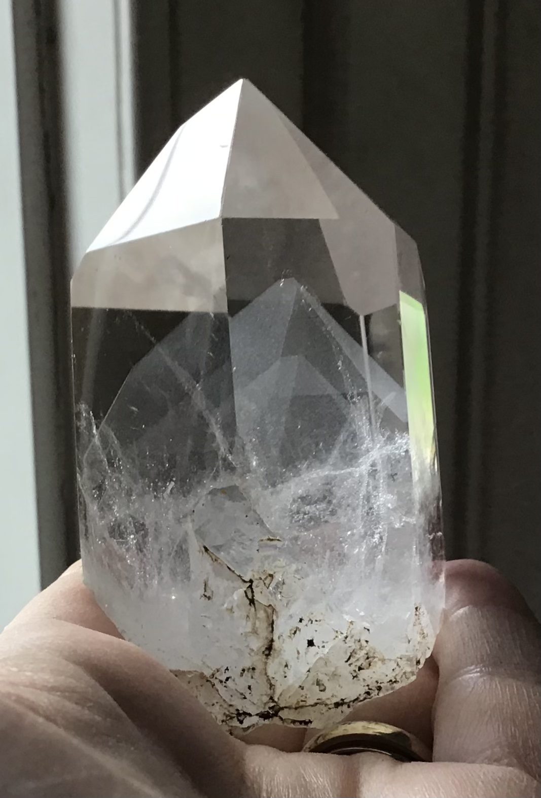Clear Quartz Double Mountain Crystal