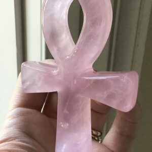 Rose Quartz Crystal Ankh - Image 4