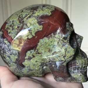 Bloodstone Jasper Crystal Skull - Image 4