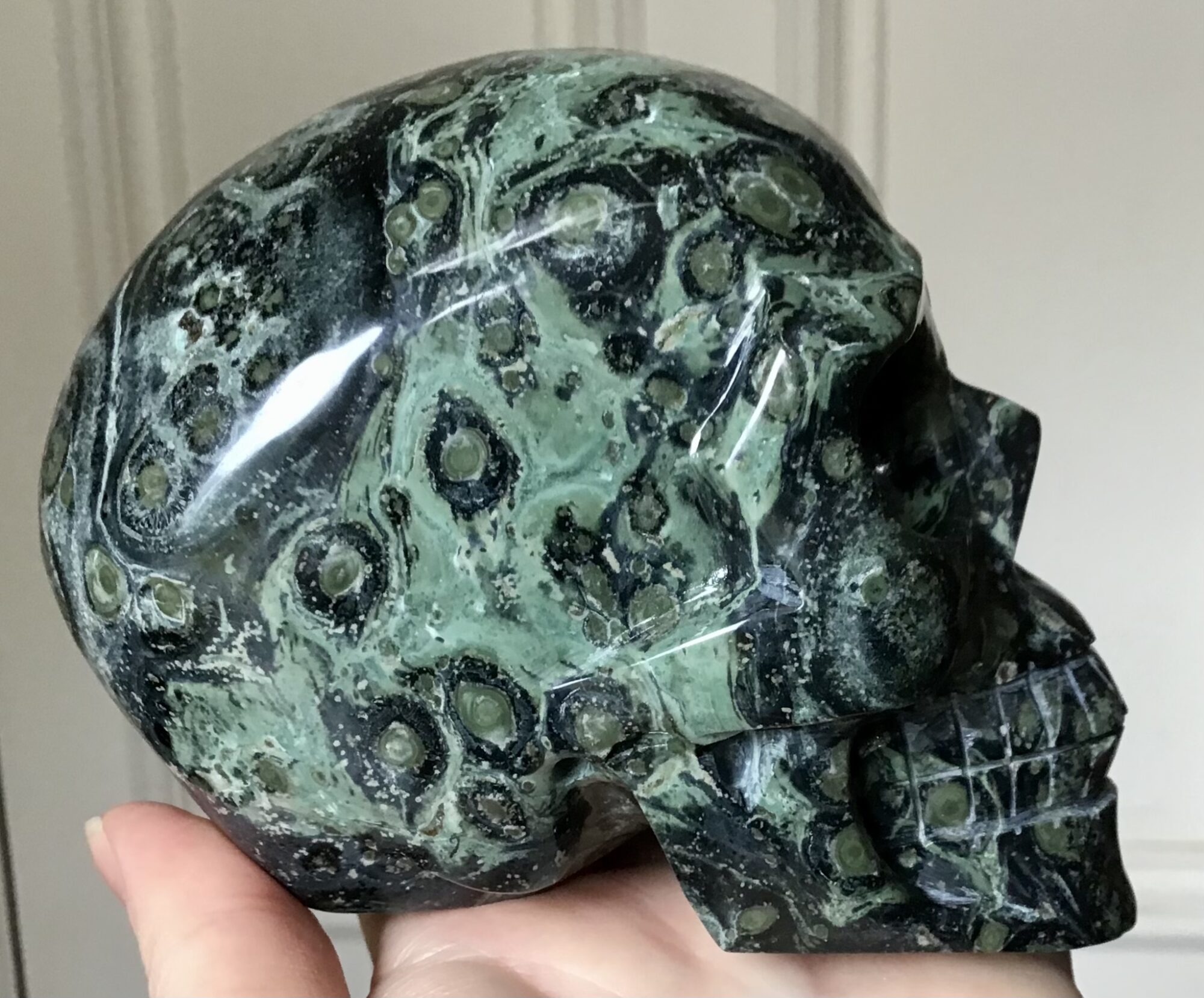 Kambaba Jasper Crystal Skull