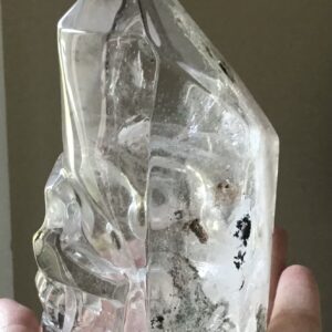 Unique Clear Quartz Crystal Skull/Point - Image 6