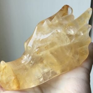 Golden Healer Quartz Crystal Dragon - Image 3