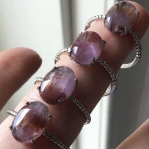 Rare Amethyst/Ametrine 925 Silver Ring - Image 4