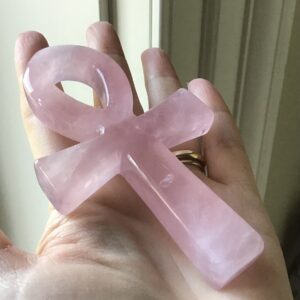 Rose Quartz Crystal Ankh - Image 5