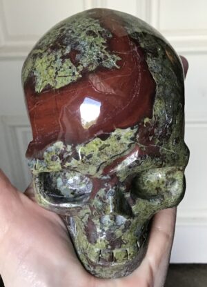 Bloodstone Jasper Crystal Skull