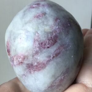Pink Tourmaline Crystal Skull - Image 4