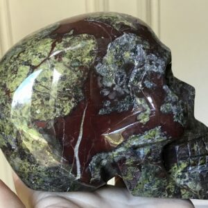 Bloodstone Jasper Crystal Skull - Image 2