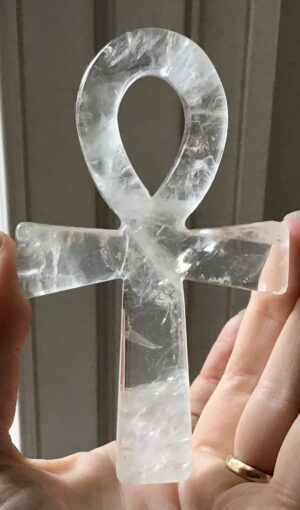 Clear Quartz Crystal Ankh