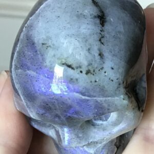 Labradorite Crystal Skull - Image 3