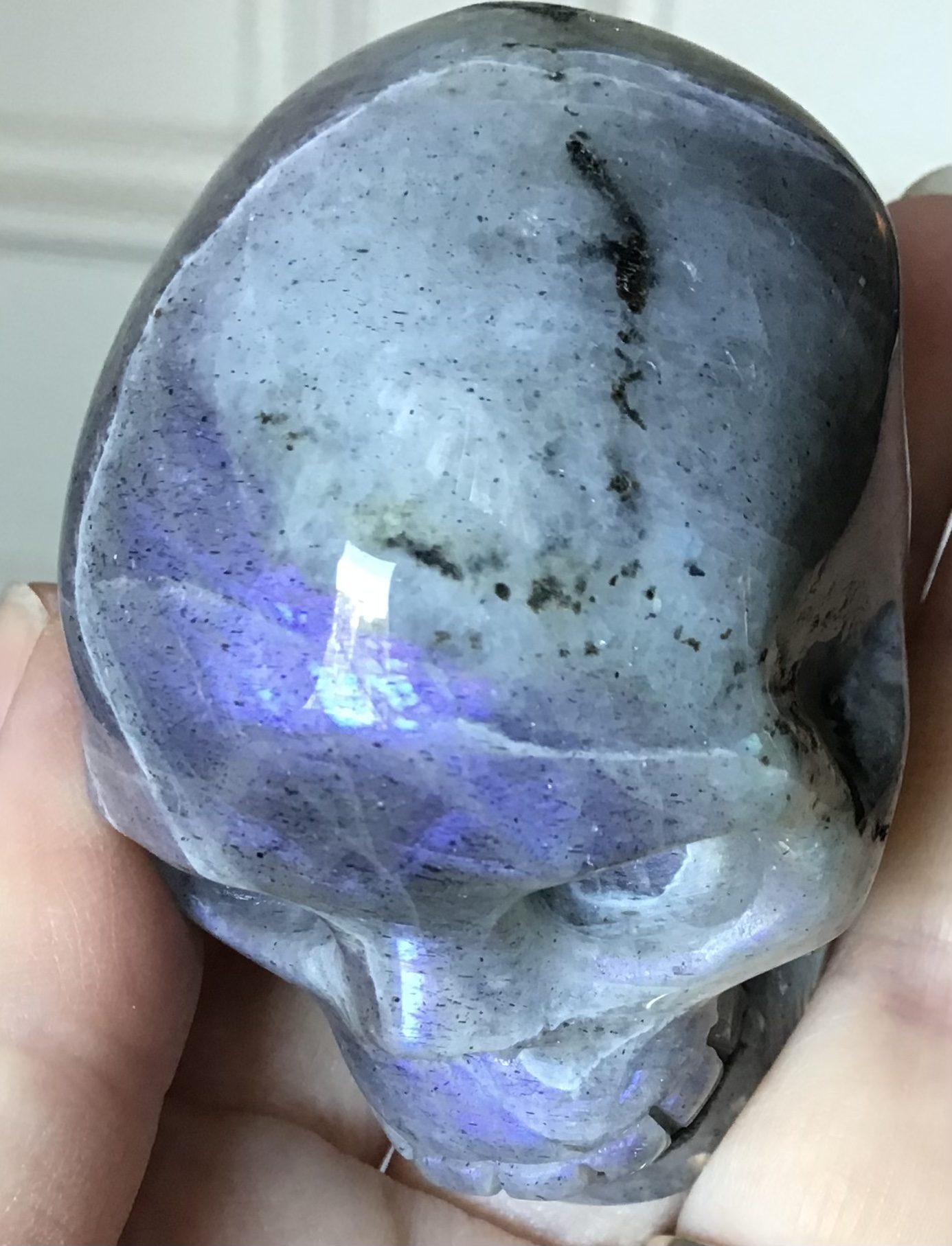 Labradorite Crystal Skull