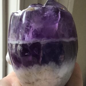 Amethyst Cluster Crystal Skull - Image 9