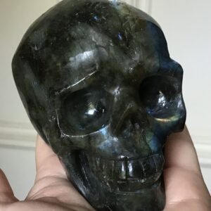 Labradorite Crystal Skull - Image 9