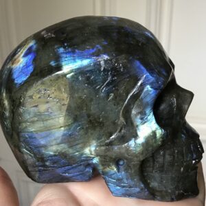 Labradorite Crystal Skull - Image 5